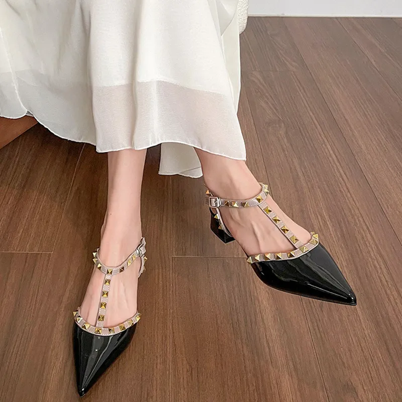 City Camel Chunky Heel High Heels Women's-1