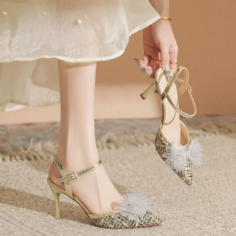 City Camel Slim Heel High Heels Women's-2