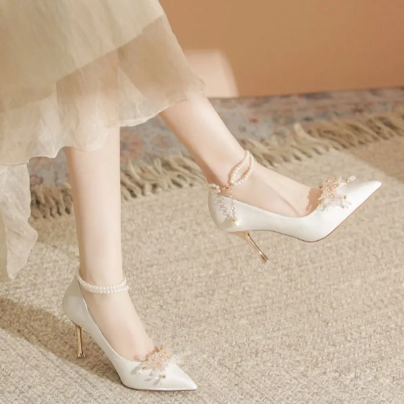 City Camel Slim Heel High Heels Women's-7