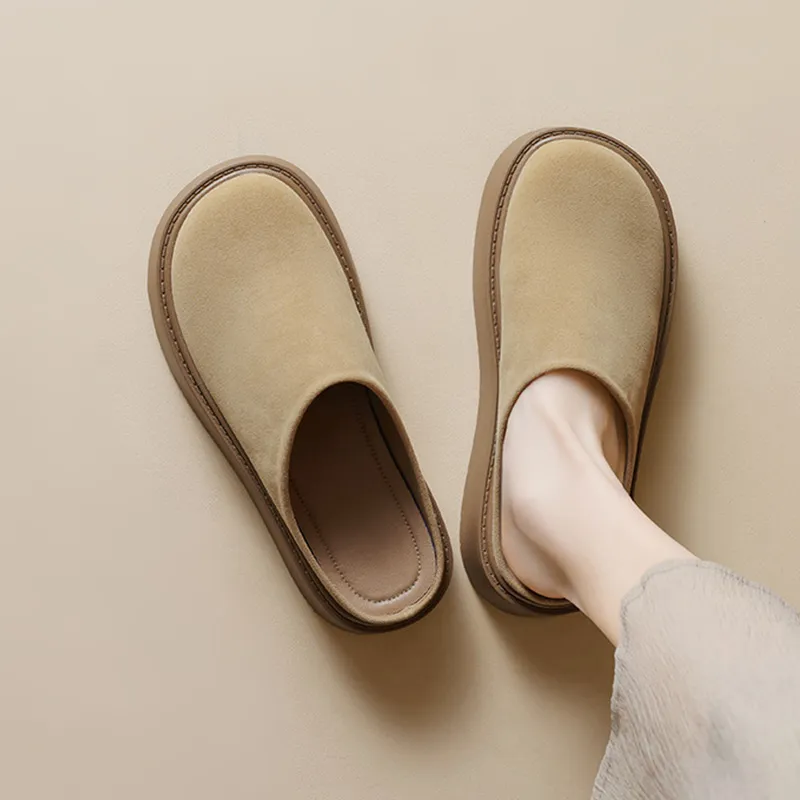 City Camel Closed Toe Slippers Women's-2