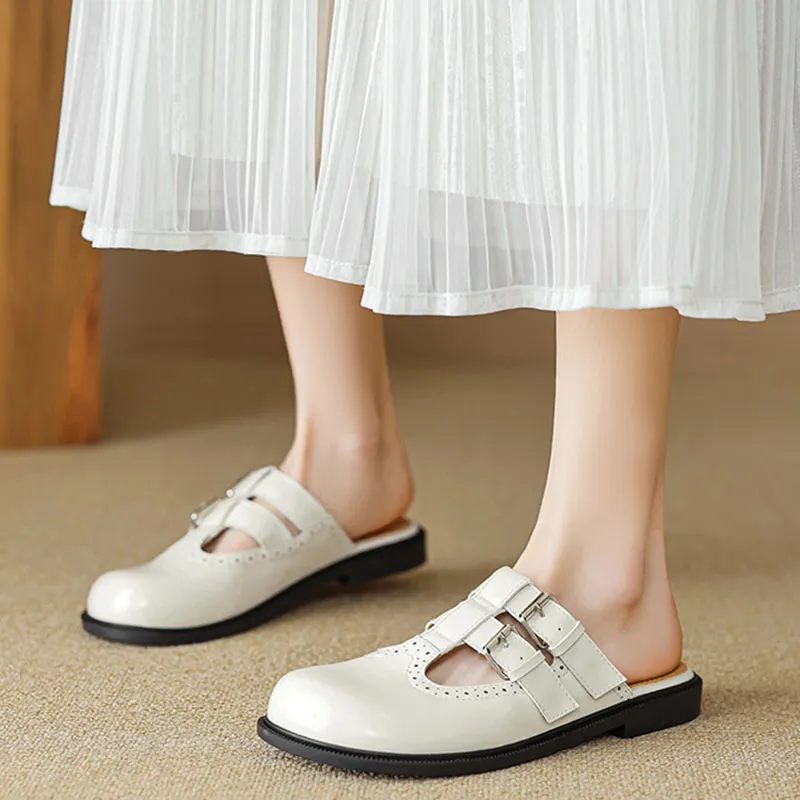 City Camel Rubber Sole Slip Resistant Closed Toe Slippers Women's-7
