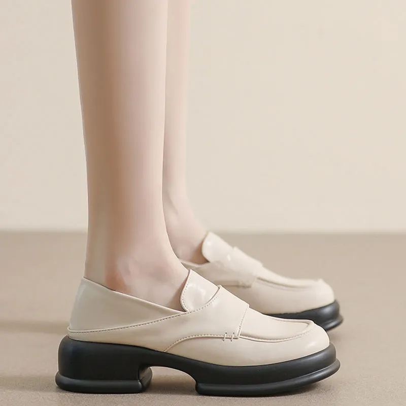 City camel Loafers Women's-8