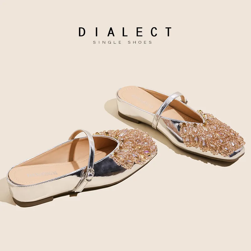City Camel Rubber Sole Slip Resistant Closed Toe Slippers Women's-5
