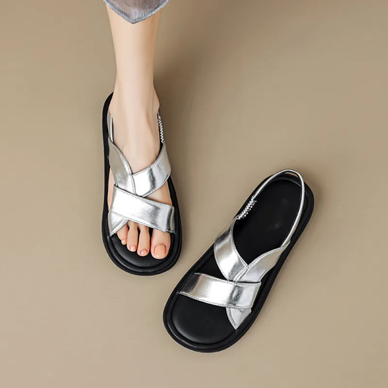 City Camel Beach Sandals Women's-4