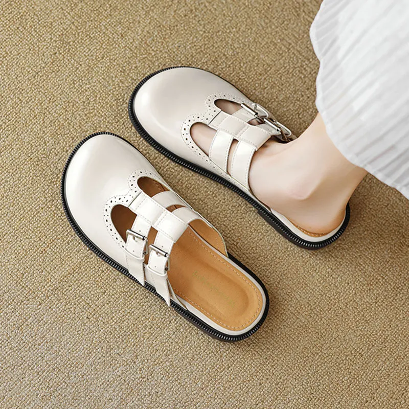 City Camel Rubber Sole Slip Resistant Closed Toe Slippers Women's-8
