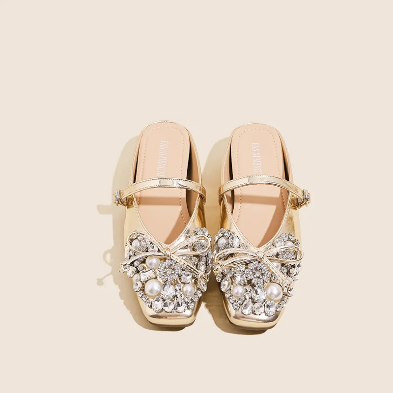City Camel Rubber Sole Slip Resistant Closed Toe Slippers Women's-9