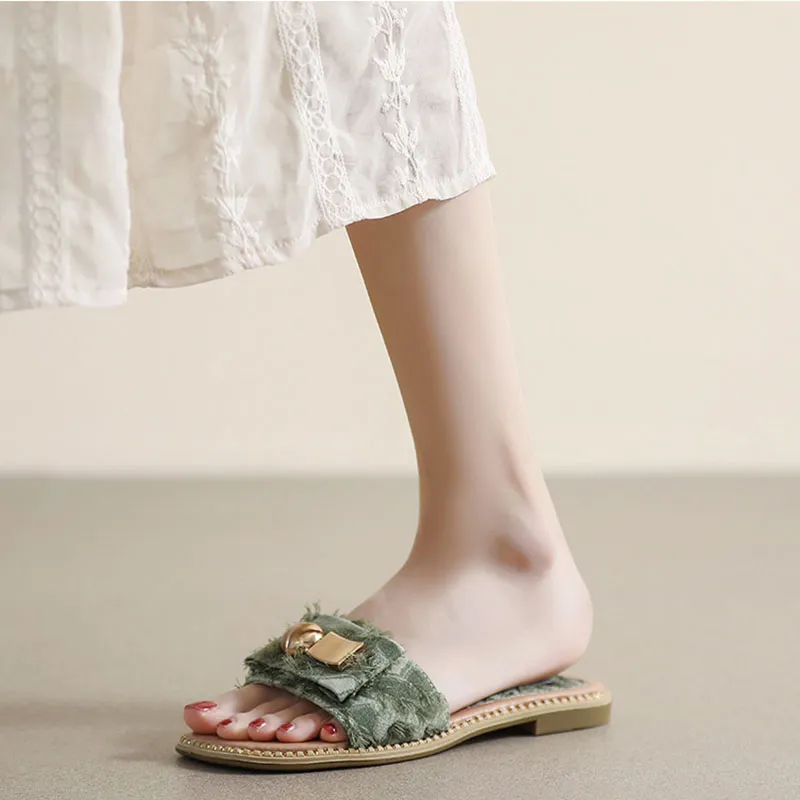 City Camel Rubber Sole Slip Resistant Slide Slippers Women's-7