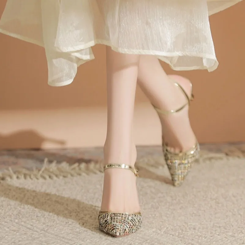 City Camel Slim Heel High Heels Women's-1
