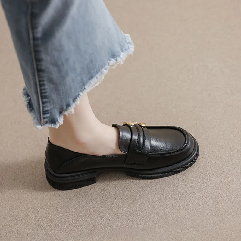 City camel Loafers Women's-5