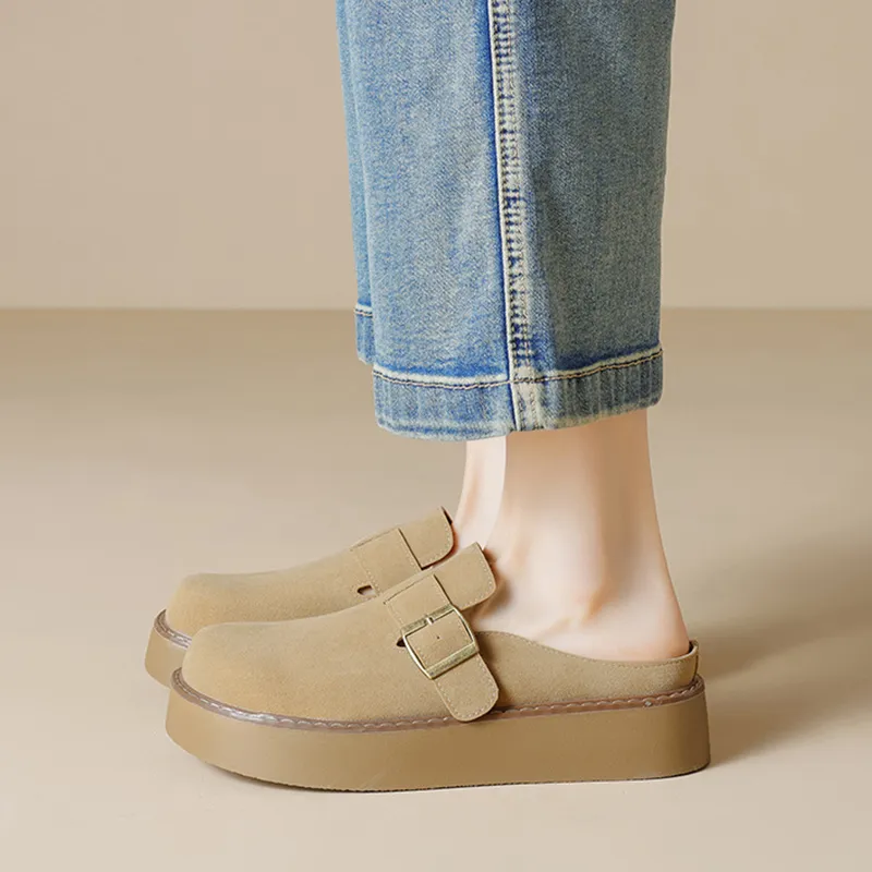 City Camel Closed Toe Slippers Women's-1