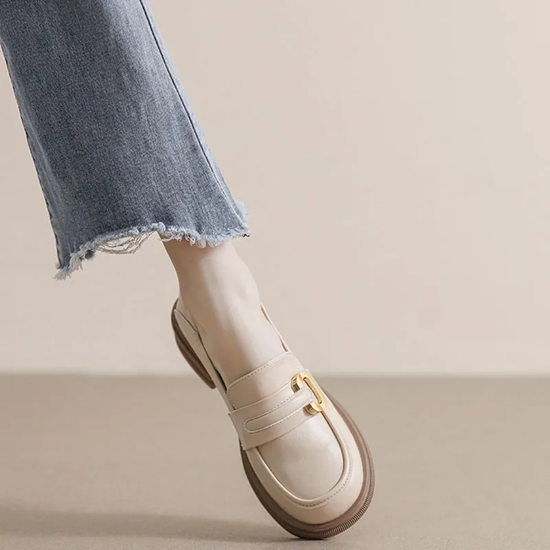 City camel Loafers Women's-7