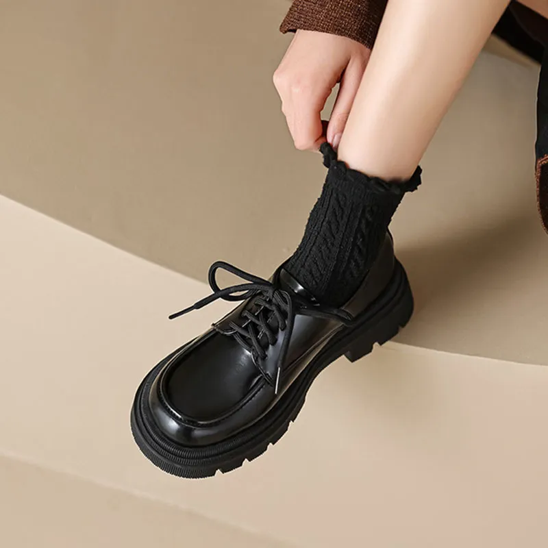 City Camel Casual Single Shoes Women's Black-1