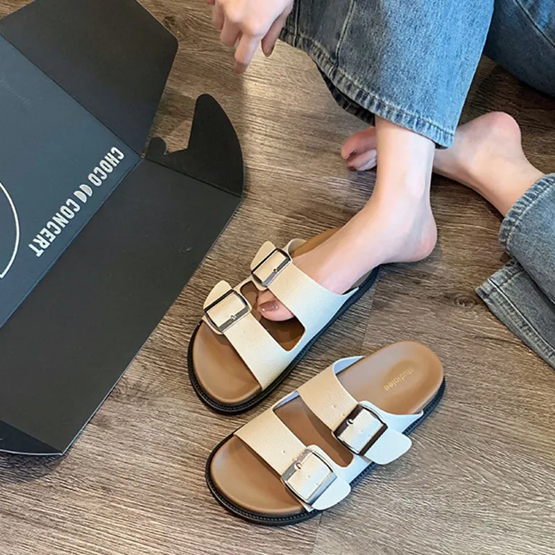City Camel Rubber Sole Slip Resistant Slide Slippers Women's-6
