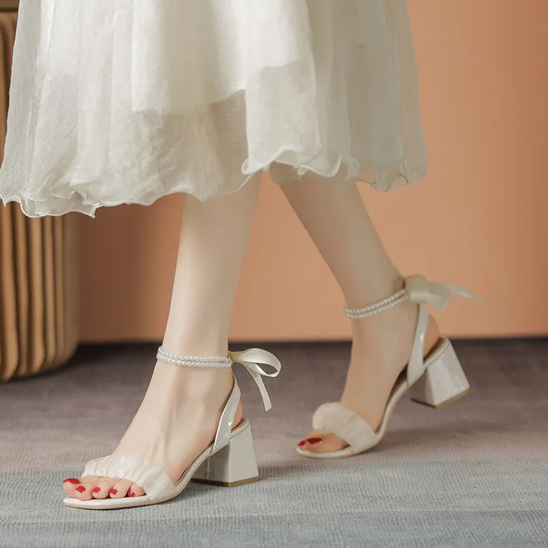 City Camel One Strap Sandals Women's Apricot-1