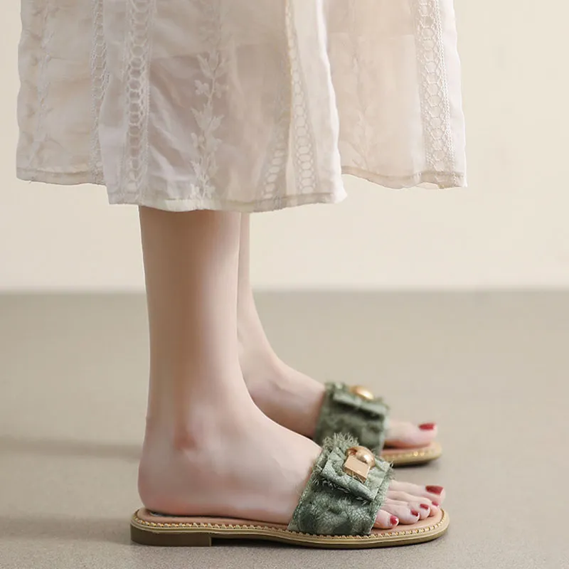 City Camel Rubber Sole Slip Resistant Slide Slippers Women's-8