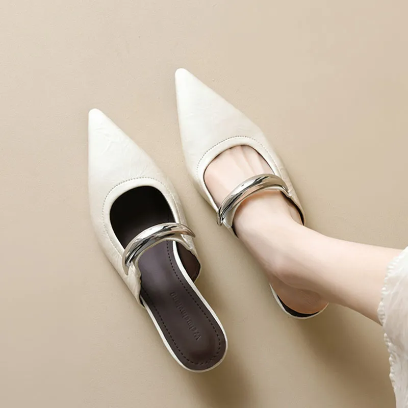 City Camel Rubber Sole Slip Resistant Closed Toe Slippers Women's-9