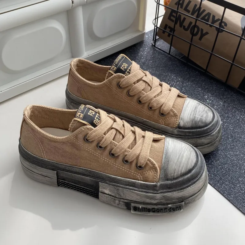 City Camel Canvas Shoes Women's-14