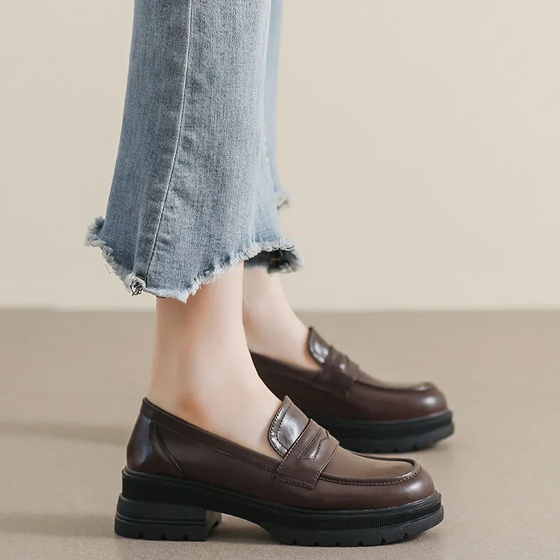 City camel Loafers Women's-11