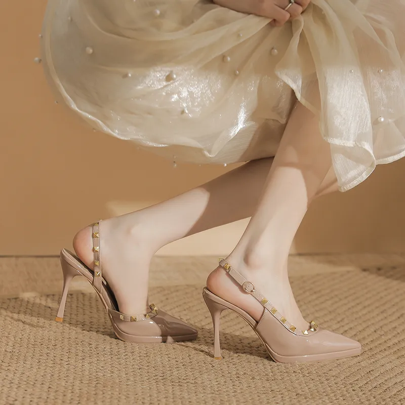City Camel Slim Heel High Heels Women's-6