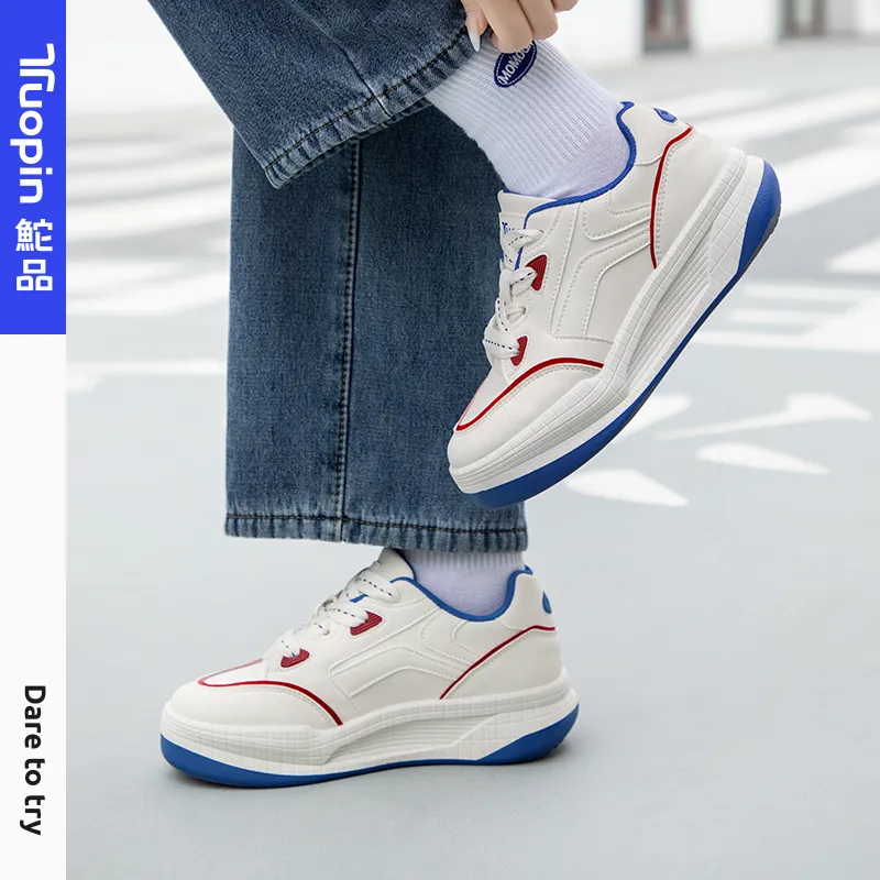 TUOPIN Support Height Increase Low Top Skateboard Shoes Women's-13