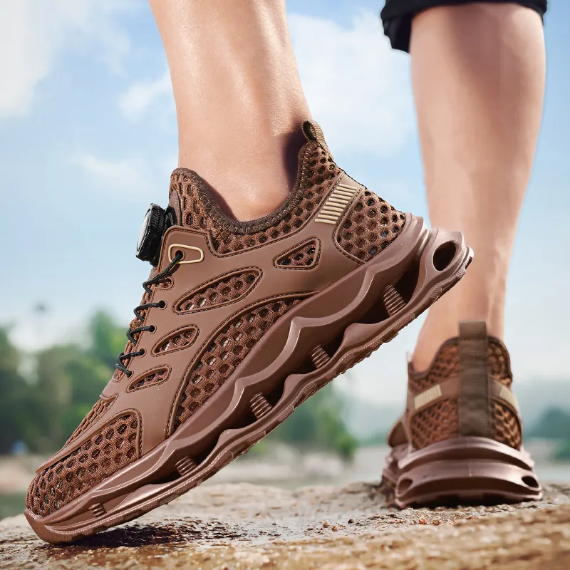 NMR Slip Resistant And Breathable Low Top Casual Shoes Men's-21