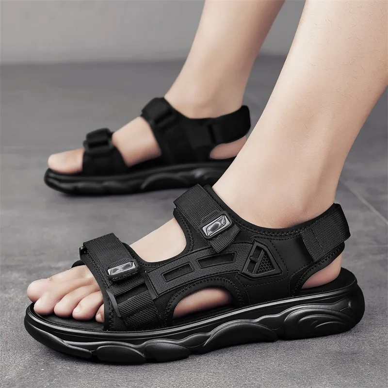 NMR Beach Sandals Men Sand/Black/Army Green-14