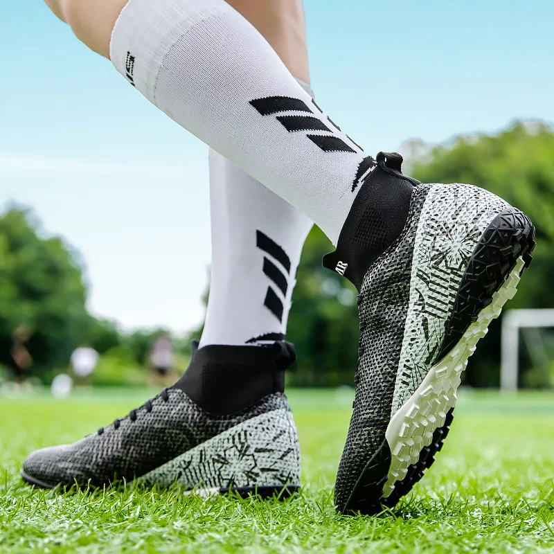 NMR FG Rubber Long Studs TT Rubber Broken Studs Anti Slip Wear Resistant Soccer Shoes Unisex-9