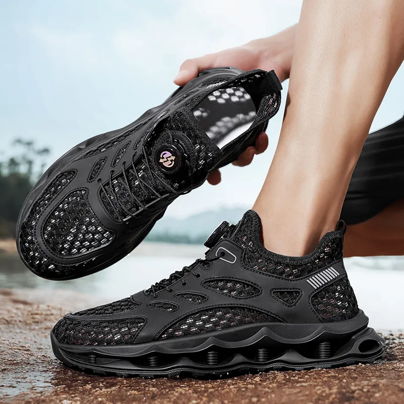 NMR Slip Resistant And Breathable Low Top Casual Shoes Men's-7