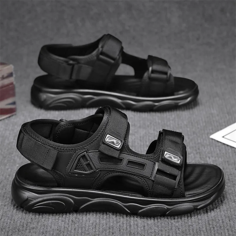 NMR Beach Sandals Men Sand/Black/Army Green-13
