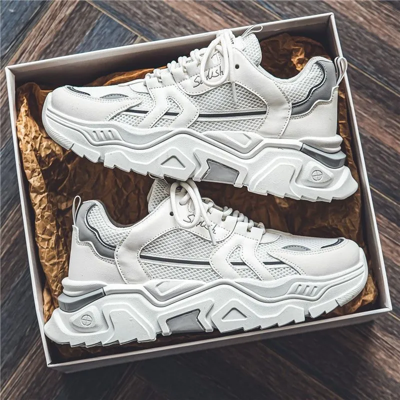 Beerus Slip Resistant And Breathable Low Top Chunky Sneakers Men's-1
