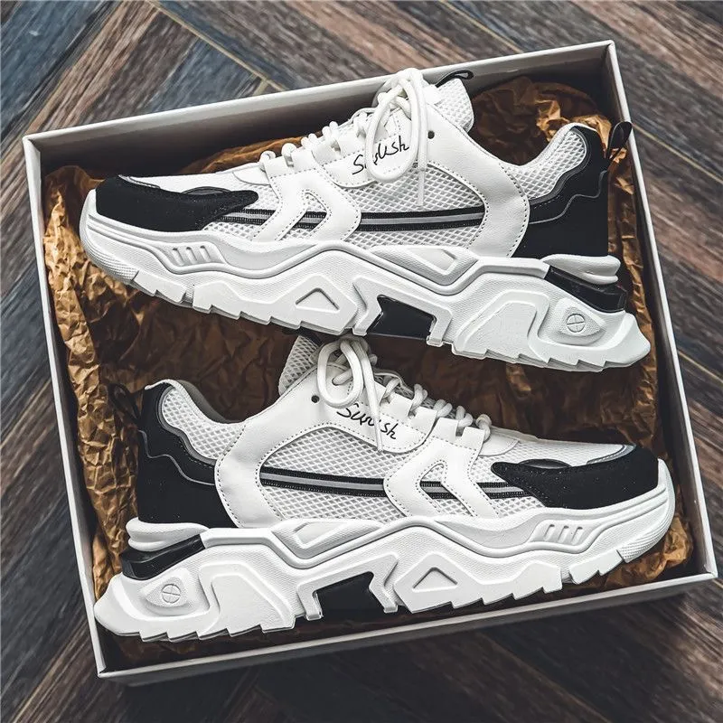 Beerus Slip Resistant And Breathable Low Top Chunky Sneakers Men's-4