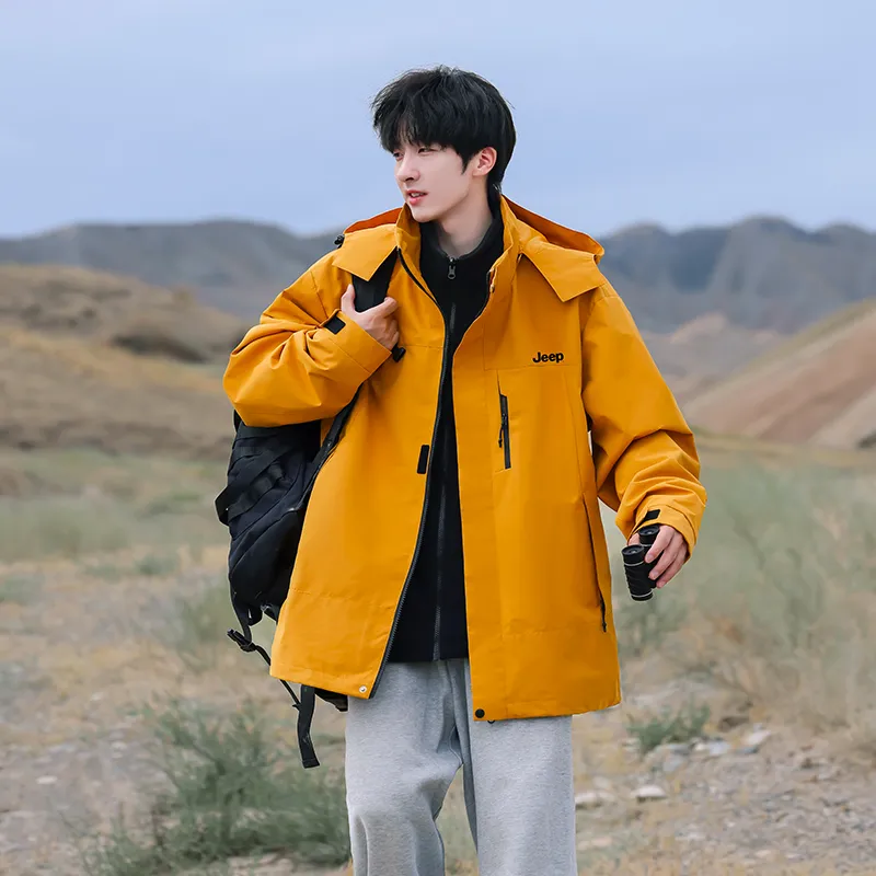 Jeep 3 in 1 Windbreaker Jacket Unisex-5