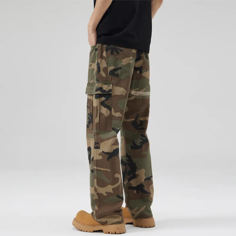 Jeep Casual Pants Unisex Camouflage-4