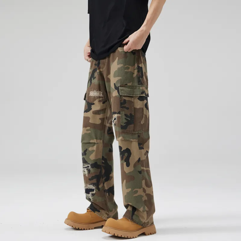 Jeep Casual Pants Unisex Camouflage-3