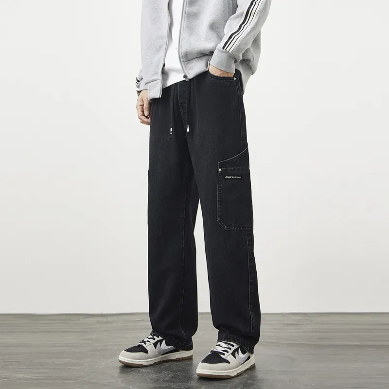 Jeep JEEP Jeans Unisex Black Gray-3