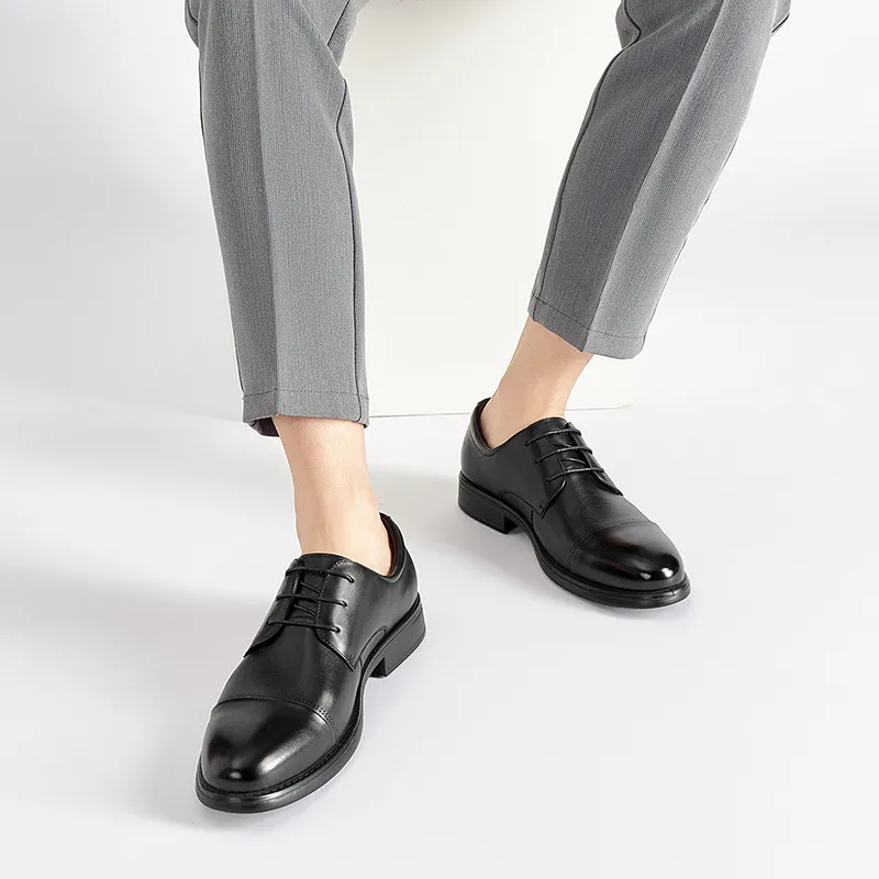 HARSON Derby Shoes, Dress Shoes Men's-4