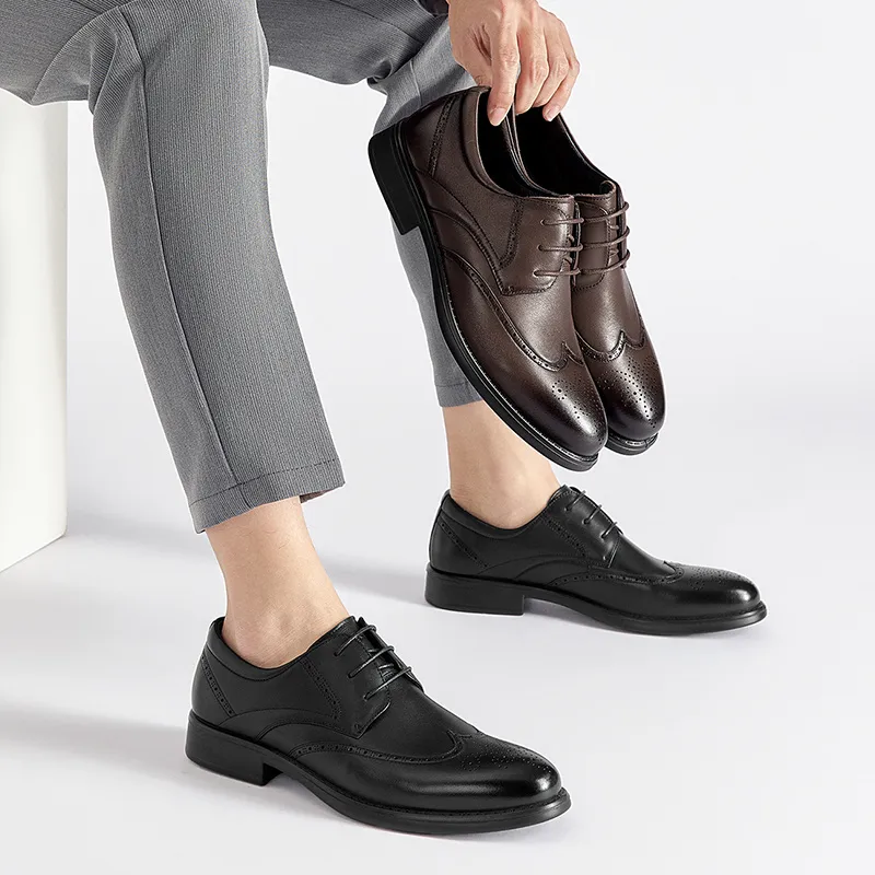 HARSON Derby Shoes Dress Shoes Men's-5