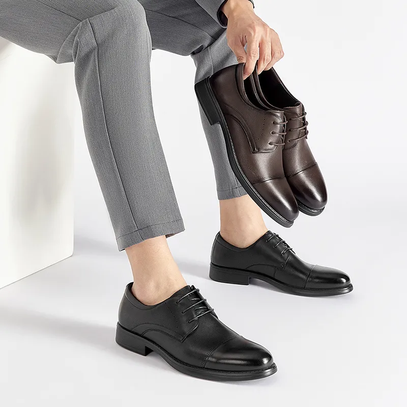 HARSON Derby Shoes, Dress Shoes Men's-5