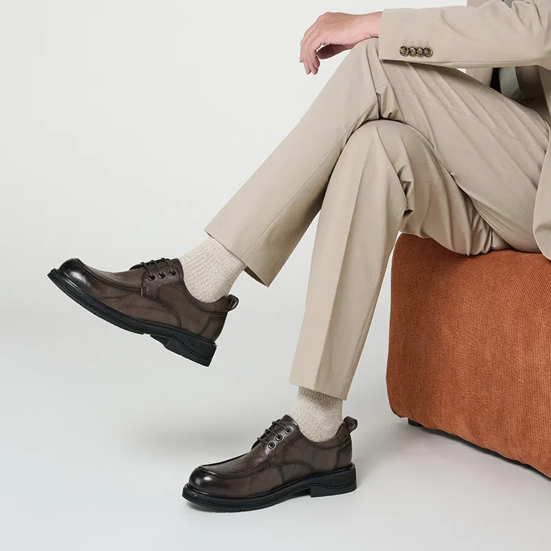 HARSON Derby Shoes Men's Casual Shoes Men's-5