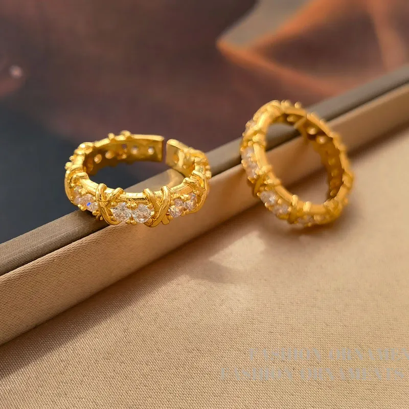 COURONNE Copper Rings Women's Gold-4