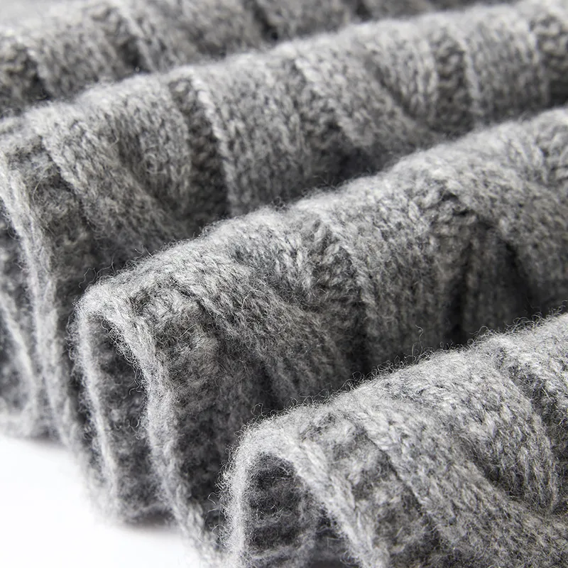 CARDANRO Cashmere Wool Knit Scarves Unisex-3