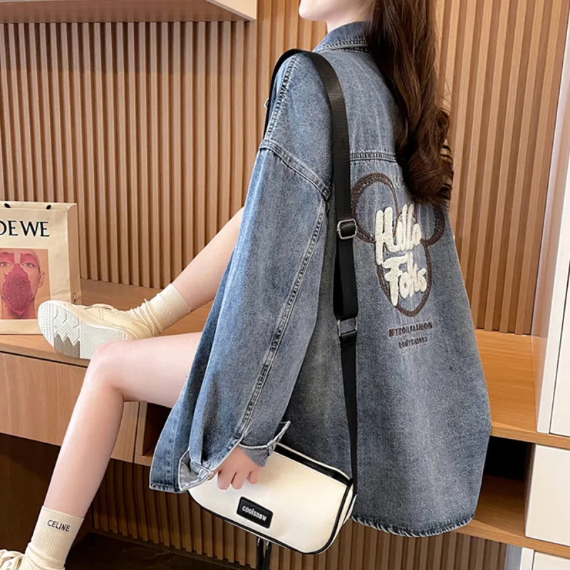 Juden Choi Denim Jacket Women's Blue-4
