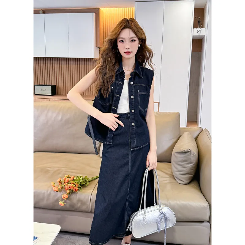 Juden Choi Two Piece Skirt Sets Women's-5