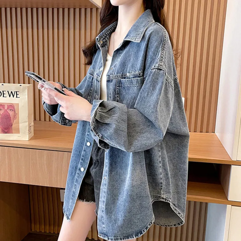 Juden Choi Denim Jacket Women's Blue-2