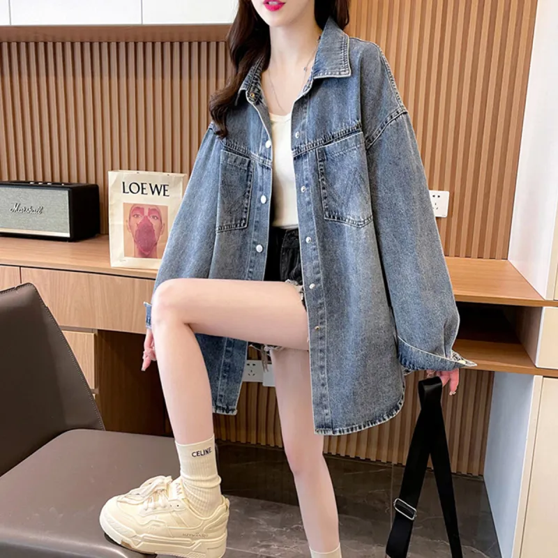 Juden Choi Denim Jacket Women's Blue-5
