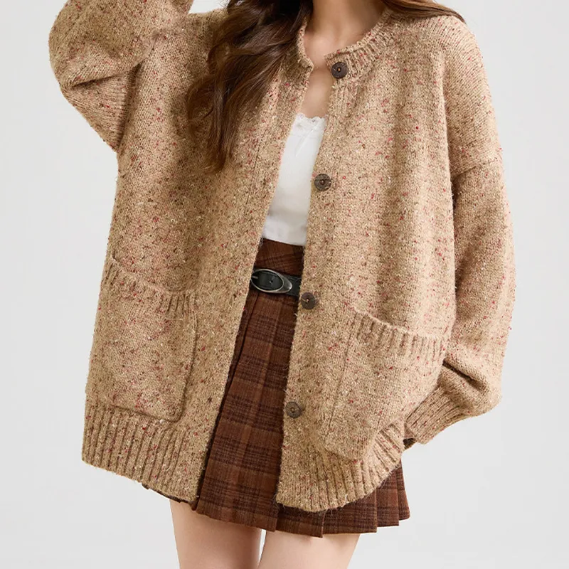 Juden Choi Knitwear Women's Khaki-3