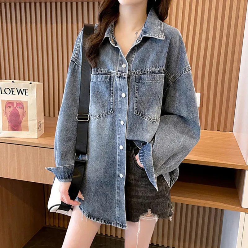 Juden Choi Denim Jacket Women's Blue-1