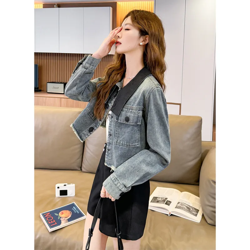 Juden Choi Denim Jacket Women's Blue-4