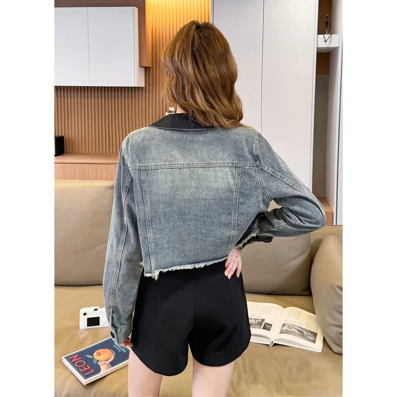 Juden Choi Denim Jacket Women's Blue-6