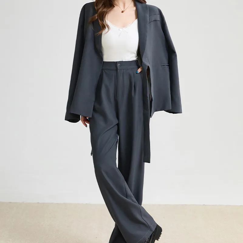 Juden Choi Business Suit Women's Gray-4
